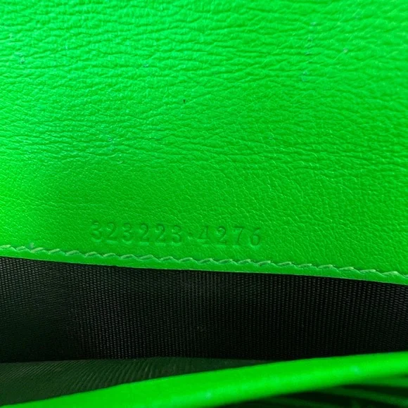 Gucci Authentic GG Canvas Green Heart Patch Long Wallet Monogram Limited Edition - Picture 12 of 12